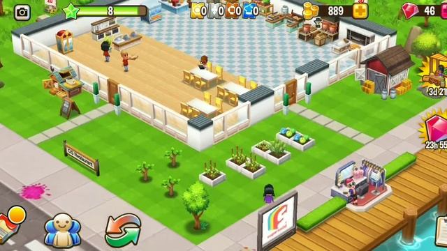 Food Street - Restaurant Management & Food Game - Android Gameplay #3 смотреть онлайн