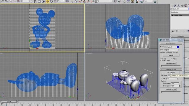3D model to GCode (Milling) смотреть онлайн