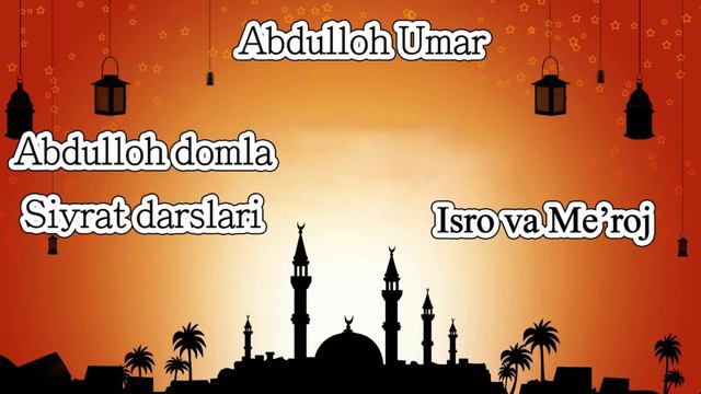 19.Abdulloh Domla - Isro Va Meroj