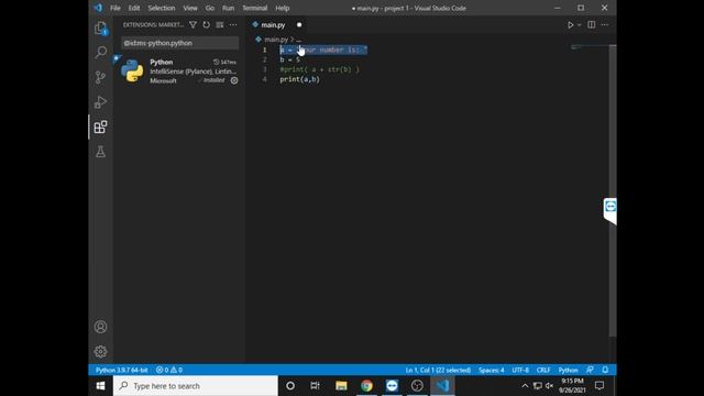 Python Tutorial series part two (Vars and the 3 main types) смотреть онлайн