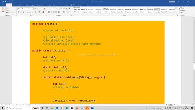 Java Overview In simple Language | Datatypes, Methods , Variables, Object Creation ☑️मराठी☑️ Part смотреть онлайн
