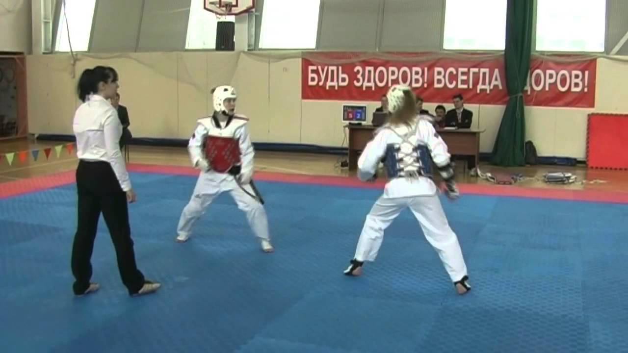 Taekwondo WTF. Спартакиада школьников. 07.04.2013 Комлева-Миронова смотреть онлайн