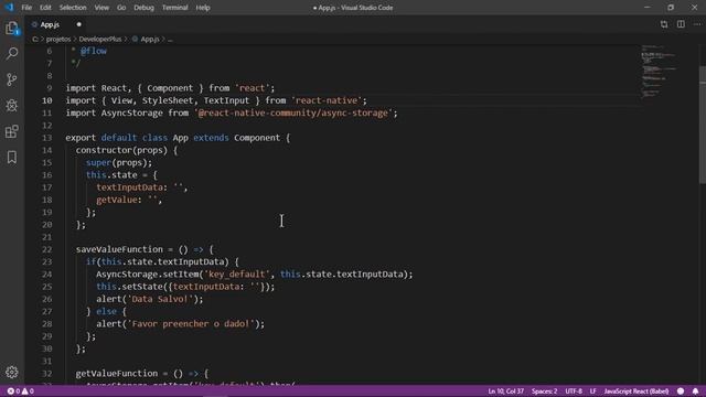 Curso de React Native #32: AsyncStorage смотреть онлайн