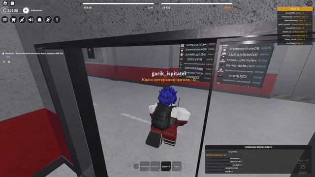 Roblox: SCP Roleplay | Отыгрыш РП за бунтаря класса-D (1 D-класс против орды МОГ)