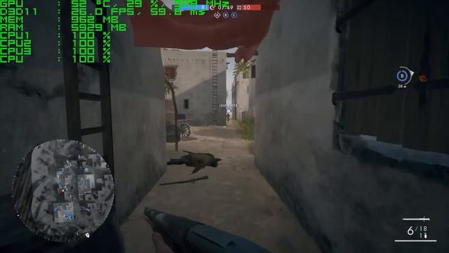 Battlefield 1 multiplayer. FPS Test Nvidia GTX 650Ti & AMD Athlon II X3 445 смотреть онлайн