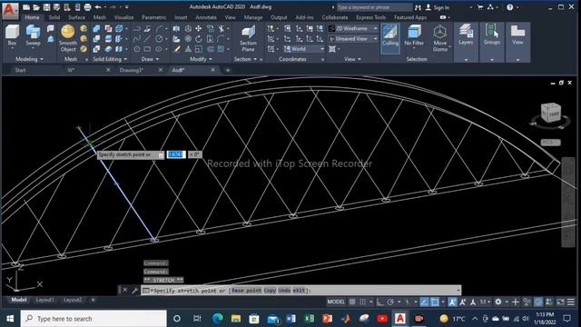 Bridge design in AutoCAD |How to draw 3D bridge in AutoCAD|BijuliBazar 3D Arch-Bridge AutoCAD Desig смотреть онлайн