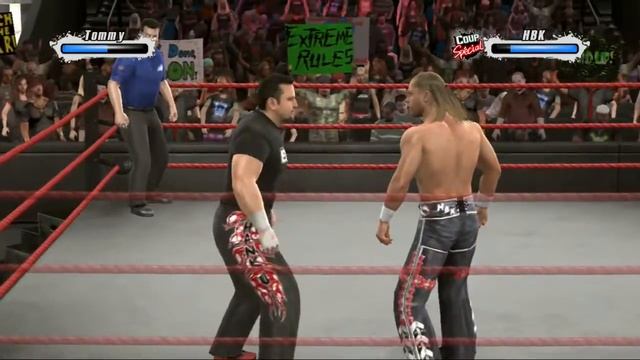 WWE SMACKDOWN VS RAW 2009 (TOMMY DREAMER VS SHAWN MACHAELS) FIRST BLOOD (PS3) смотреть онлайн
