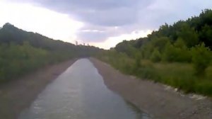 Канал "Северский Донец - Донбасс" 15.06.2014. Воды осталось всего 1.5 м
