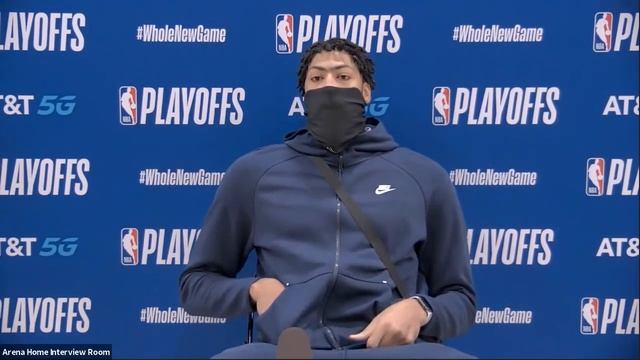 LeBron & AD Break Down Game 1 Loss To Rockets | Full Postgame смотреть онлайн
