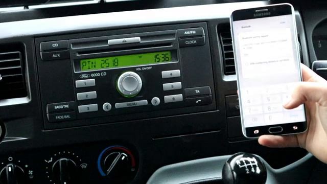 FORD 6000 CD Phone Pairing via Bluetooth, Transit MK 7 Bluetooth Pairing. смотреть онлайн