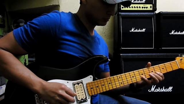 Electro-Harmonix Mel9 and Fender Stratocaster American Signature Dave Murray HSH смотреть онлайн