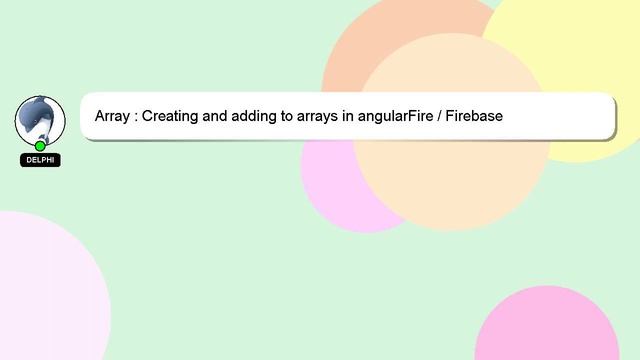 Array : Creating and adding to arrays in angularFire / Firebase смотреть онлайн