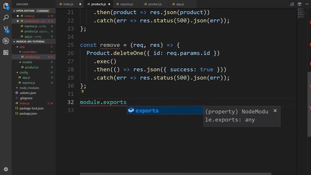 Структура проекта. API на Node.js. Часть 4 смотреть онлайн