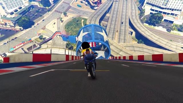 SHINCHAN AND FRANKLIN TRIED THE IMPOSSIBLE BLADE KNIFE PARKOUR CHALLENGE GTA 5 смотреть онлайн