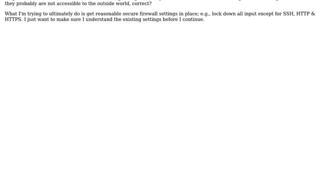 Ubuntu: What are the IP addresses in my iptables chain FORWARD settings in a Dokku/docker setup? смотреть онлайн