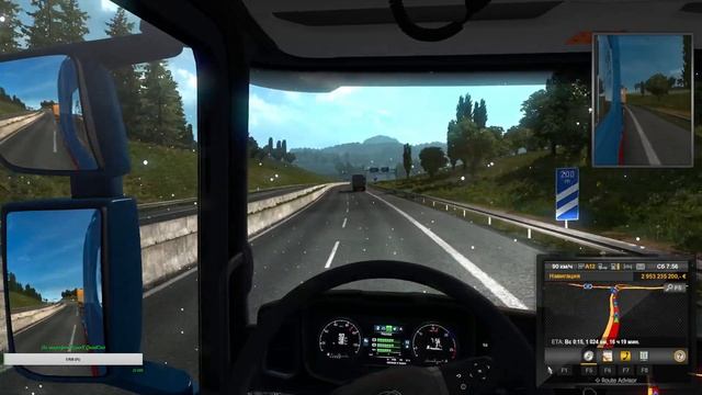 "Euro Truck Simulator 2" ●(ПЕРЕВОЗКА НЕГАБАРИТНОГО ГРУЗА)● СТРИМ смотреть онлайн