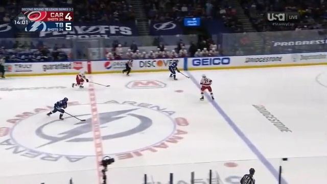 Nikita Kucherov scores two goals in game 4 vs Hurricanes (2021) смотреть онлайн