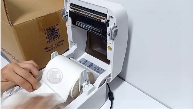 Máy in hóa đơn Xprinter XP 420B (máy thực tế màu trắng đẹp) смотреть онлайн