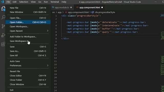Angular Material UI: Progress Bar смотреть онлайн