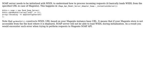 Magento: SOAP error: Parsing WSDL: Couldn't load from "" failed to load external entity смотреть онлайн