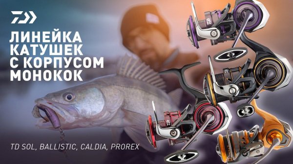КАТУШКИ DAIWA С КОРПУСОМ МОНОКОК