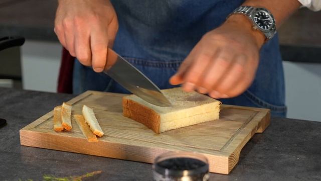 Рецепт Морской гребешок и мусс из авокадо. Как приготовить морского гребешка, закуска для гурманов смотреть онлайн