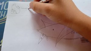 как нарисовать самолёт будущего