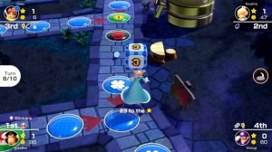 Mario Party Superstars - Horror Land - Donkey Kong vs Waluigi vs Rosalina vs Daisy