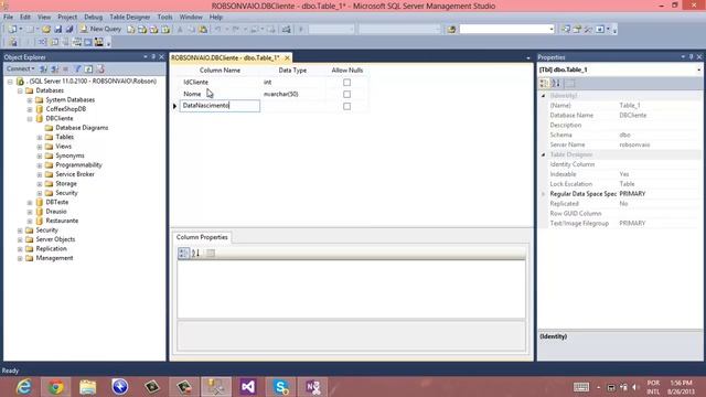 Sql Server Aula 1 - Criando um banco de dados de forma visual e simples смотреть онлайн
