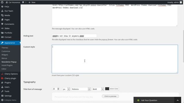 WordPress. CherryFramework 3. How To Manage "Yith Popup Newsletter" Plugin смотреть онлайн