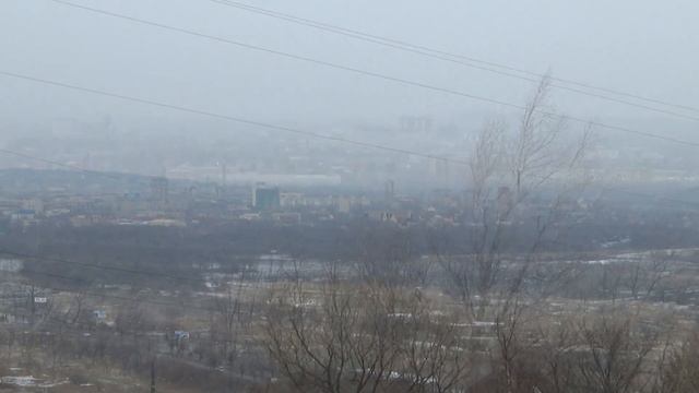 Уссурийск с сопки Хенина, декабрь 2023 г. смотреть онлайн