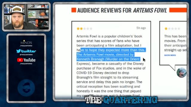 Disney's Biggest FLOP In History! Artemis Fowl Review Scores 9% & Is LAUGHABLY Bad! смотреть онлайн