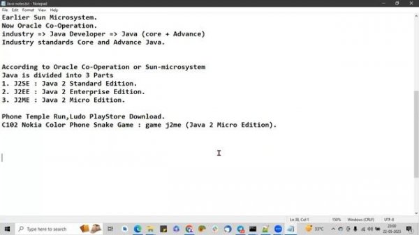 Master java Class Lecture 01