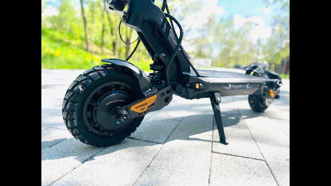 Электросамокат Kugoo Kirin G2 pro max - обзор, тест-драйв, замер максималки, разбор смотреть онлайн