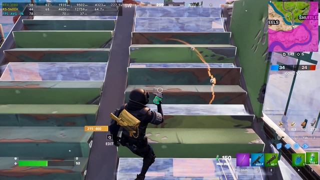Fortnite | RTX 3080 10GB + Ryzen 5 5600X | 1440P | DX12 | Ray Tracing ON + DLSS ON смотреть онлайн