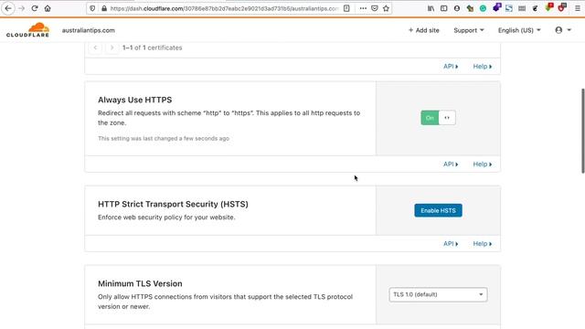 SSL/ TLS Settings in Cloudflare - Basic смотреть онлайн