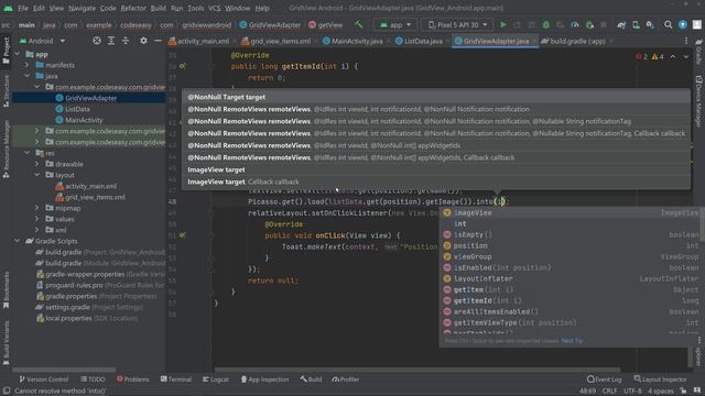 How to Implement GridView in Android смотреть онлайн