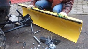 СНЕГООТВАЛ    НА   КВАДРОЦИКЛ