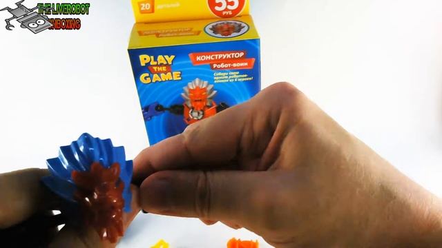 UnBOXing SHOW - Распаковка | Обзор КОНСТРУКТОР PLAY THE GAME РОБОТ-ВОИН 55 РУБЛЕЙ FIX PRICE [ЛАВАЛ] смотреть онлайн