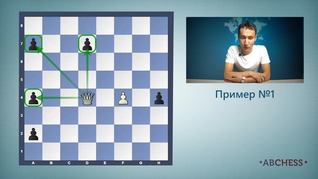 Урок 11. Ферзь. Как ходит и кушает ферзь. смотреть онлайн