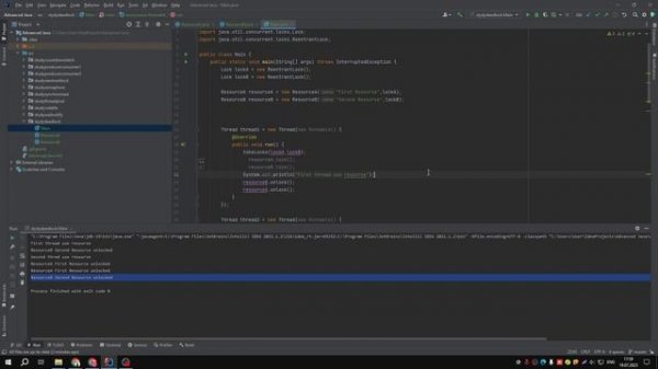 Взаимная блокировка Deadlock в Java Практика и решения