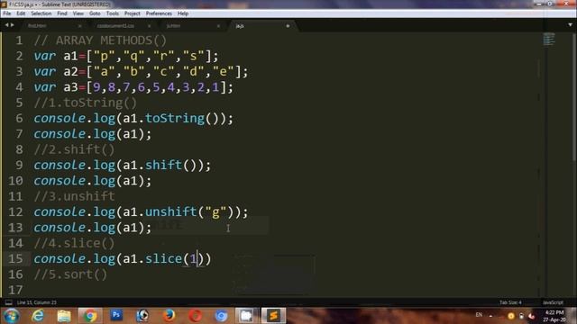 JavaScript Array Methods in Tamil | JavaScript Tutorial in Tamil смотреть онлайн