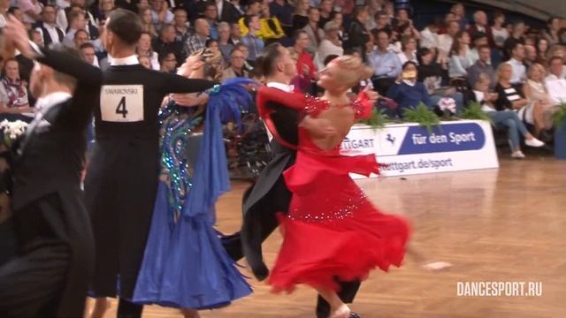 Evgeny Moshenin - Dana Spitsyna RUS | Tango | 1/16 WDSF GrandSlam Standard | GOC 2017 смотреть онлайн