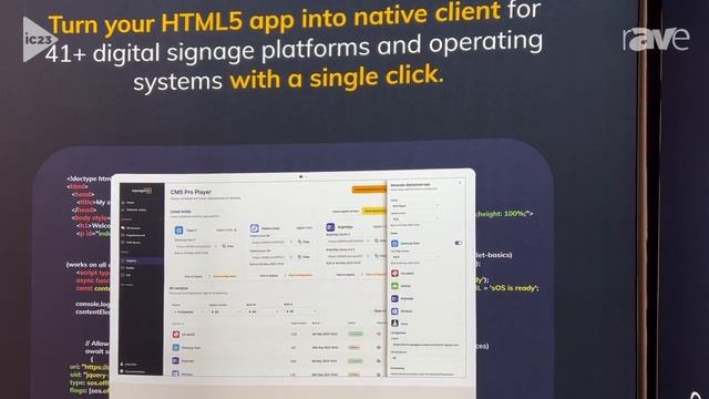 InfoComm 2023: signageOS Launches DevSpace Platform for Custom Native App Development смотреть онлайн