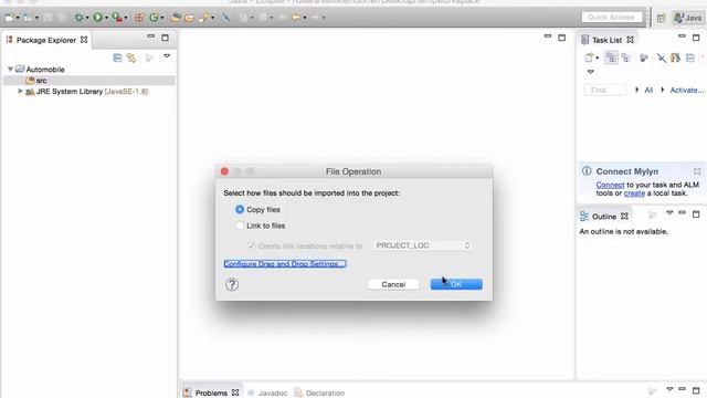 Bring java files into Eclipse смотреть онлайн