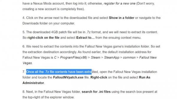 Fix Fallout New Vegas Out of Memory error