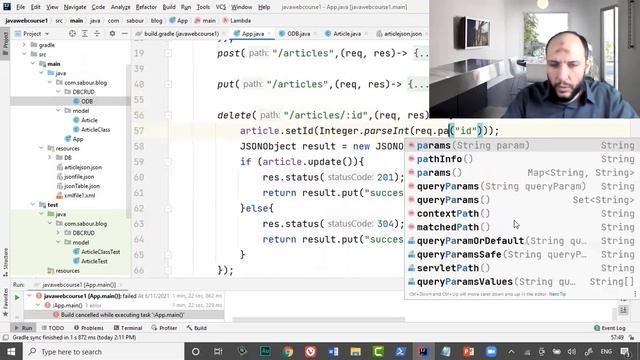 79 Modern Java Web update data with http put method and test it смотреть онлайн