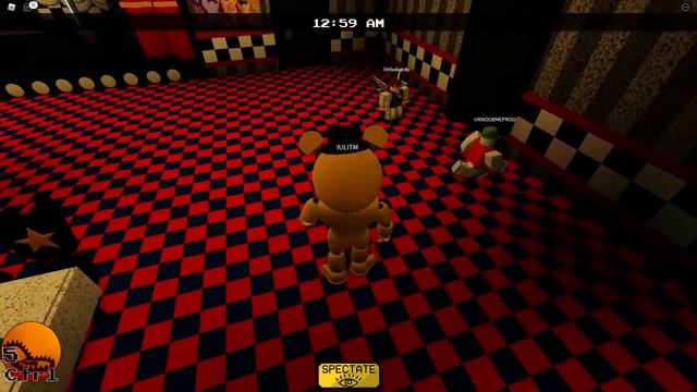 Playing as Golden Freddy! ROBLOX FREGGY смотреть онлайн