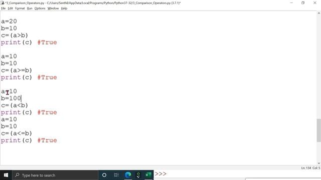 4. Python Comparison Operators смотреть онлайн