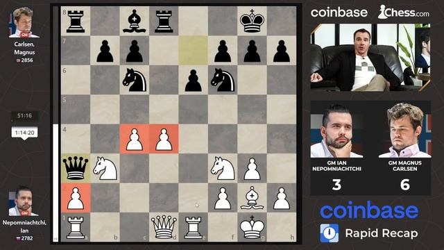 Magnus Couldn't Believe This Blunder! | World Chess Championship Game 9 смотреть онлайн